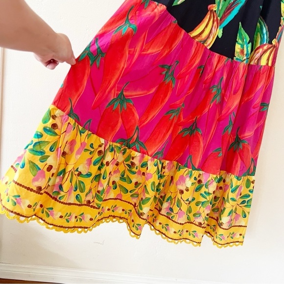 NWT Farm Rio Floral Maxi Dress - Picture 6 of 9